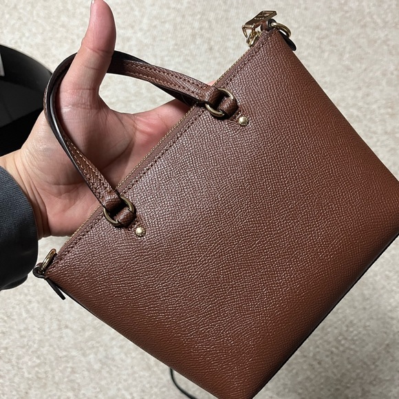 ❌SOLD❌ Coach mini gallery brown - Picture 3 of 5